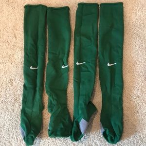 nike baseball socks green